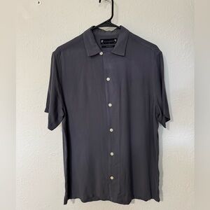 All Saints Shirt Hudson -Men's Mobisa- Carter Grey Size XS